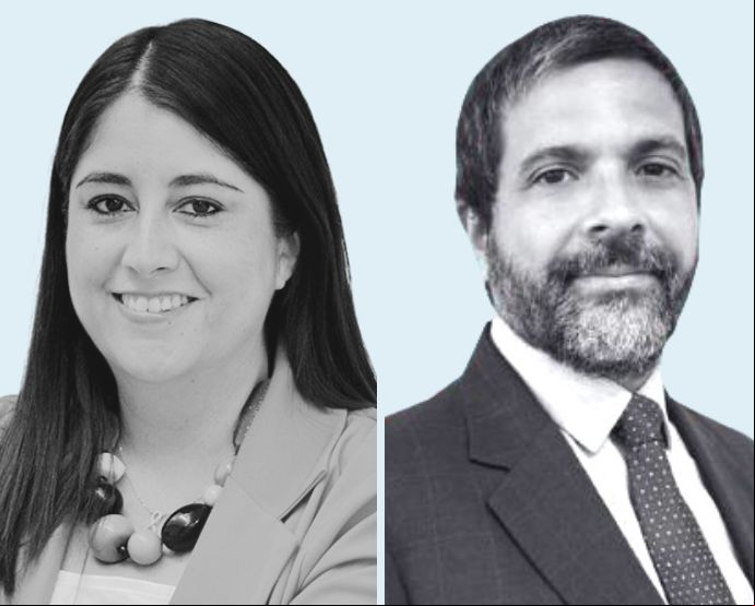 De izquierda a derecha: Romina Garrido y Carlos Arata. / Crédito de las imágenes: las firmas mencionadas.