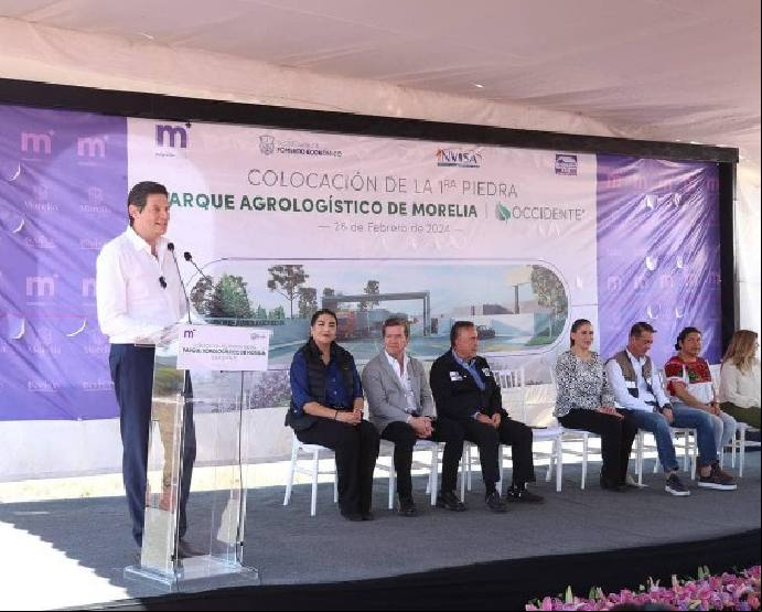 La primera piedra del proyecto fue  puesta el 26 de febrero./ Tomada de la página del Gobierno de Morelia en Facebook.