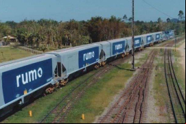Rumo ofrece servicios logísticos para transporte ferroviario, instalaciones portuarias y de almacenamiento, especialmente en estados del sur de Brasil / Tomada de Rumo - Facebook