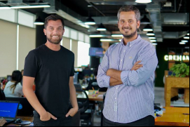 Diego Olcese y Rodolfo Dañino fundaron Crehana en 2015 / Tomada del sitio web de la startup