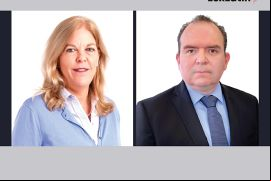 Katharina Roehr (corporativo y M&A) y Sergio López (competencia económica) fueron nombrados socios en Von Wobeser y Sierra a fines de 2022. / Composición Miguel Loredo - LexLatin.
