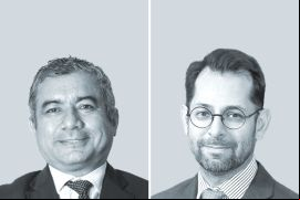 Franco Soria, de CMS Grau - Perú (izquierda), y Luis Vázquez, de Cuatrecasas - Ciudad de México.