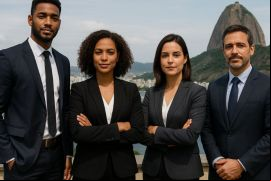 El mercado jurídico brasileño continúa experimentando la consolidación de grandes despachos full-service / Dall E