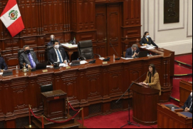 Ministra de Economía y Finanzas, María Antonieta Alva, en el Congreso / MEF