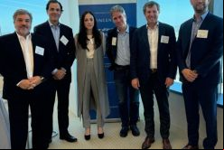 De izquierda a derecha: Paulo Rocha, Francisco Carey, Ana Sáenz, Miguel del Pino y Roger Pérez