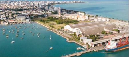 Todas las terminales utilizan la conexión por carretera para recibir y enviar carga./ Tomada del sitio web de Porto de Maceió.